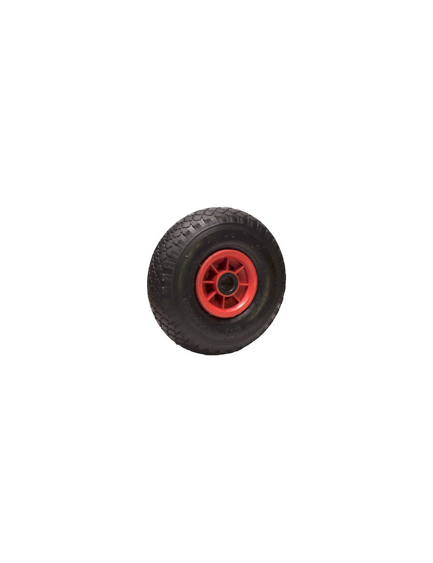LOT de 2x roue gonflable diable 260 x 85 (3.00-4) alésage 25 mm roulement à  rouleaux : : Commerce, Industrie et Science